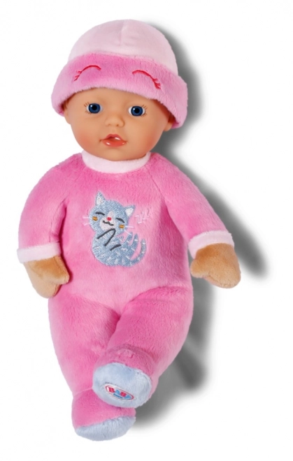 Schlafpuppe für Babys dunkelrosa 30 cm