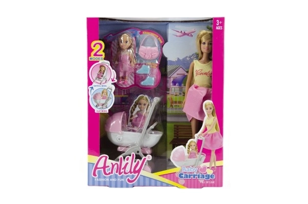 Pop - Anlily met kinderwagen en meisje