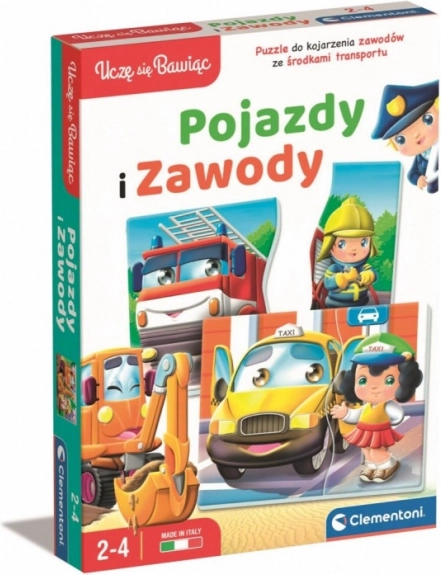 Puzzle véhicules et métiers