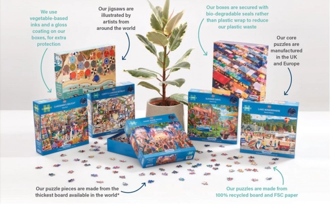GIBSONS Puzzel Snacks op station 1000 stukjes