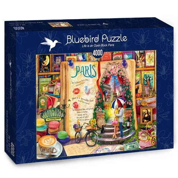 Puzzel Život als een open boek: Parijs 4000 stukjes