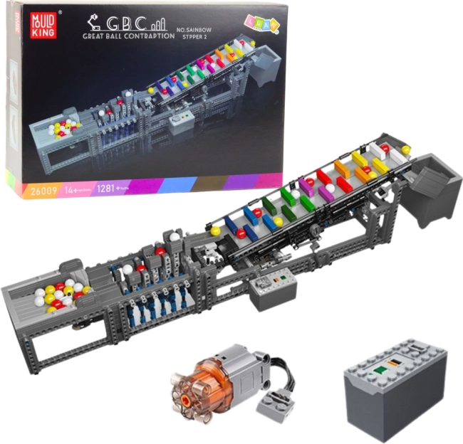 Marble Run Building Kit with Electric Motor – 1281 Pieces