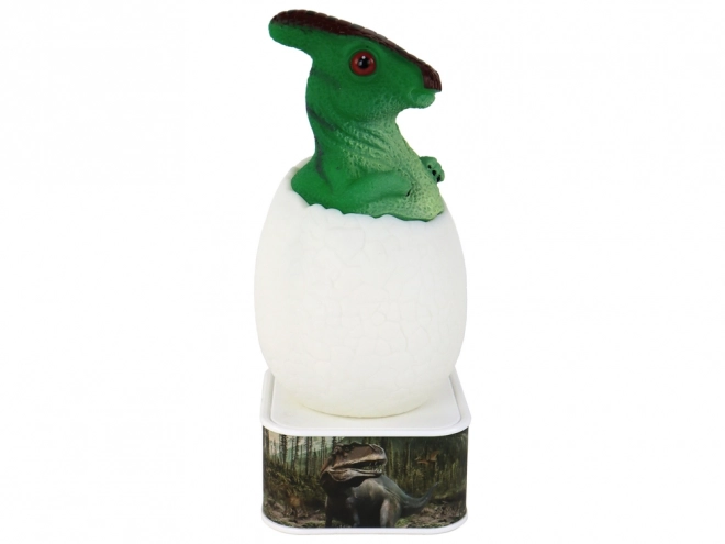 Nachttisch-LED-Lampe Dino Parasaurolophus USB