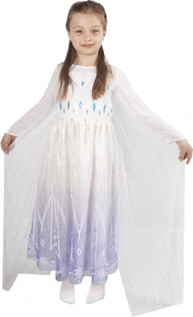 Jupe en tulle blanc‑violet imprimée