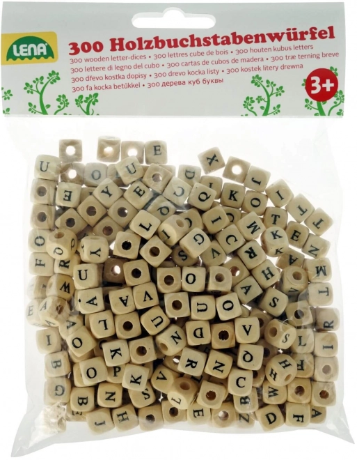 Lena Houten letters alfabet 300 stuks