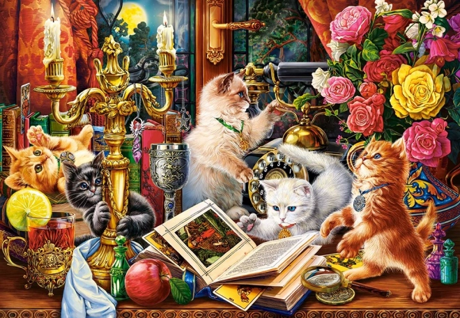Puzzel 1000 stukjes Magische Katjes
