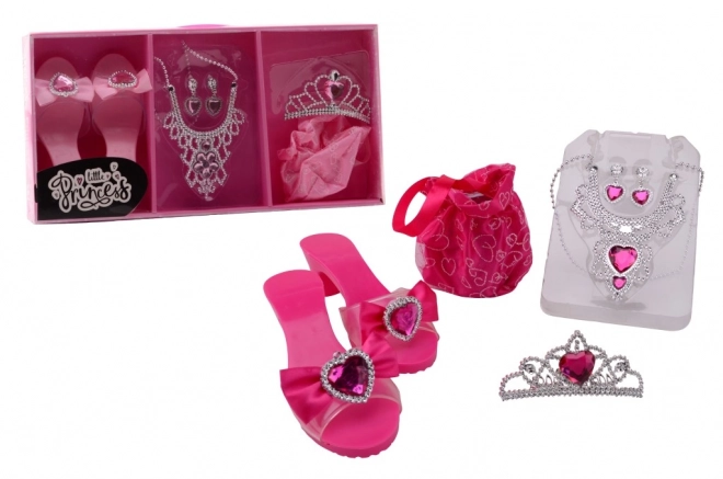 Speelset - roze accessoires voor prinses