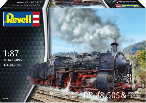 Modèle de locomotive Express Locomotive BR18 1/87