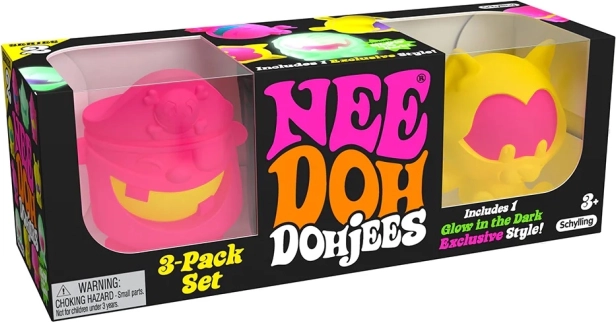Set de petits monstres à presser NEE DOH Dohjees 3 pcs