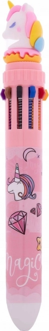 Stylo pastel à 10 recharges – rose