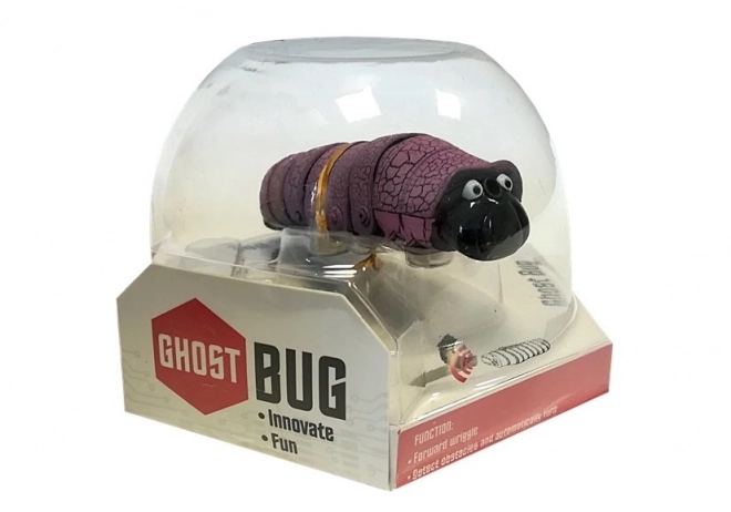 Paarse rupsenrobot met infraroodsensor