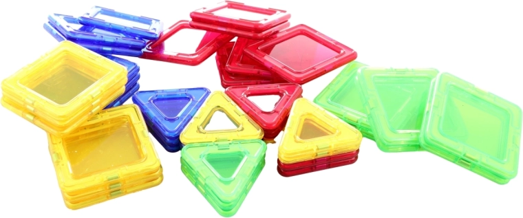 Variety of shapes and colors