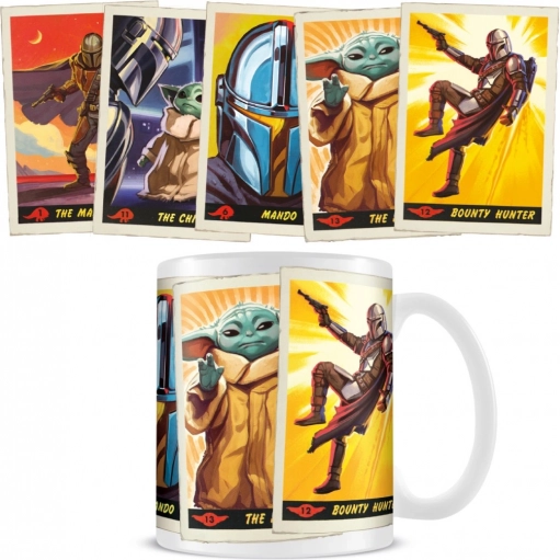Mug en céramique 315 ml avec motifs The Child et Bounty Hunter