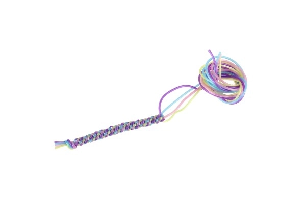 Gekleurde vlechtkoorden - 100cm 35 stuks