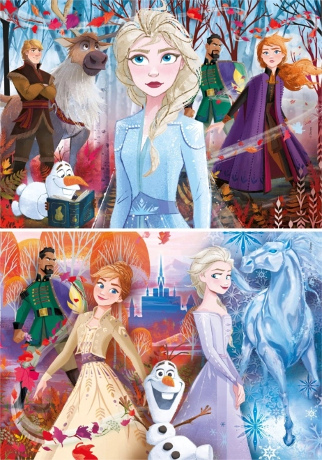 Puzzel 2x20 Super Color Frozen 2