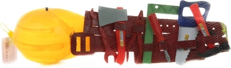 Set d’outils pour enfants avec casque et ceinture