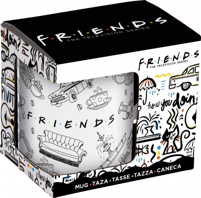 Keramikbecher Freunde 315 ml