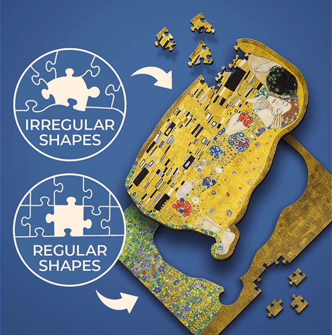Holzpuzzle Gustav Klimt - Der Kuss 200 Teile