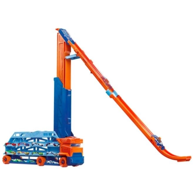 Hot Wheels Trek met Hoge Baan HDY92