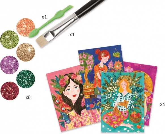 Sparkling Floral Girls by Djeco