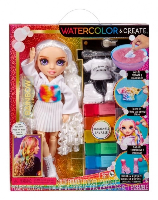 Rainbow High WaterColor pop - paarse ogen TV