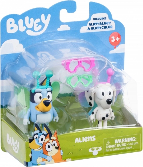 Bluey figuren dubbelverpakking Baby Bluey en Chloe