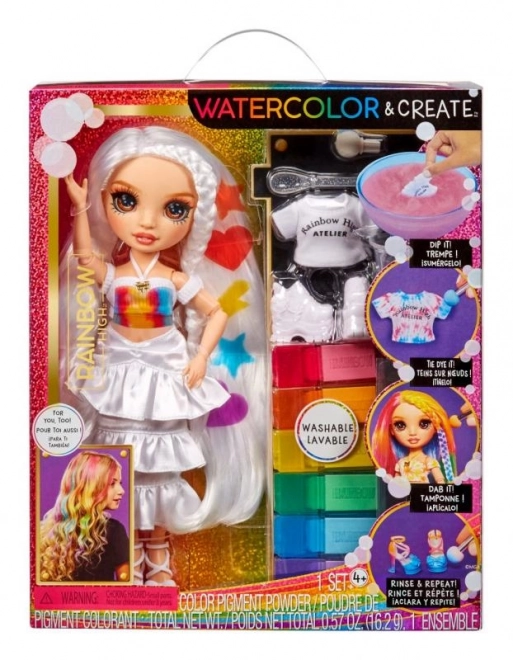 Rainbow High WaterColor pop - bruine ogen TV