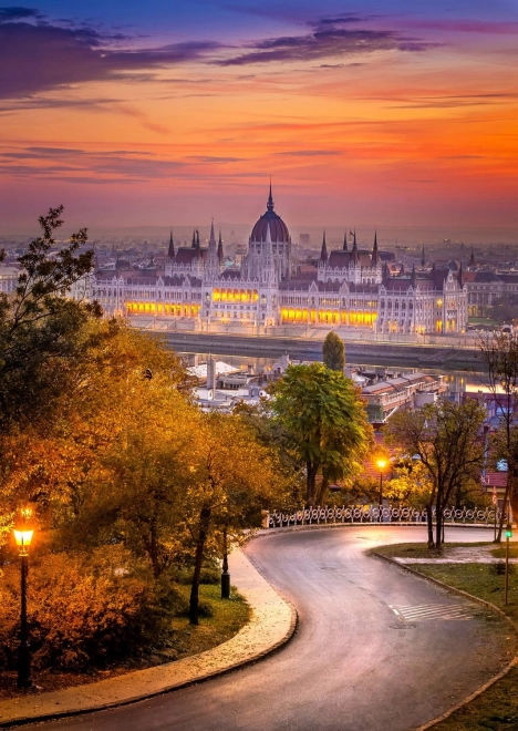 Enjoy puzzle Buda District and Hungarian Parliament 1000 pieces