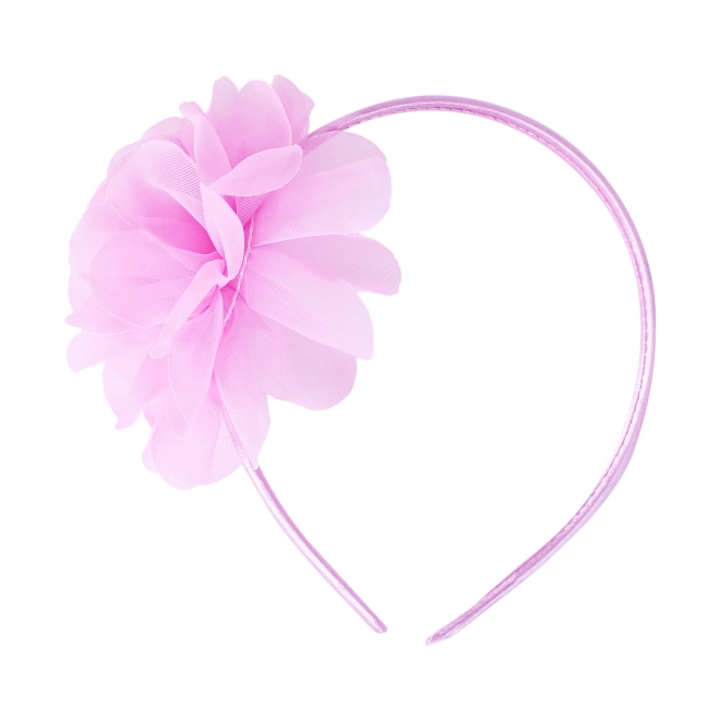 Haarband bloem roze