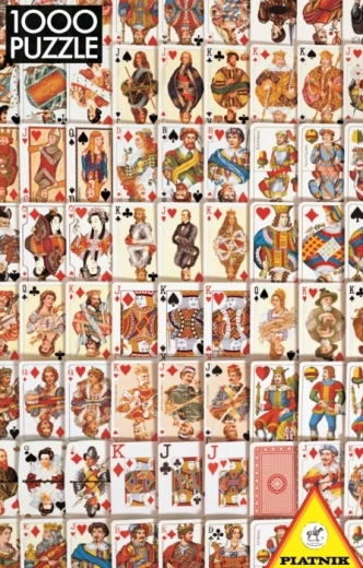 PIATNIK Puzzle Spielkarten 1000 Teile