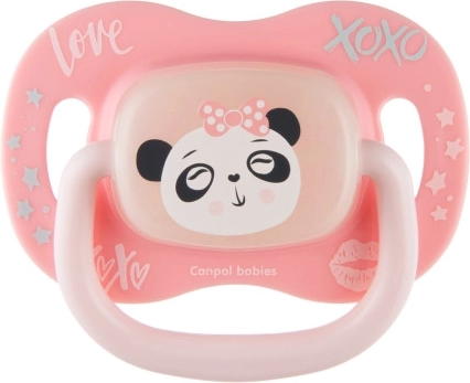 Sucette symétrique en silicone CANPOL babies Exotic Animals panda 0–6 m