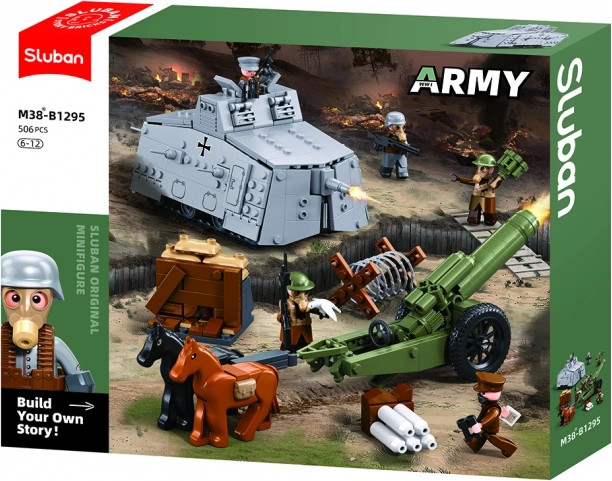 Kit de construction Char Sluban Army de la Première Guerre mondiale