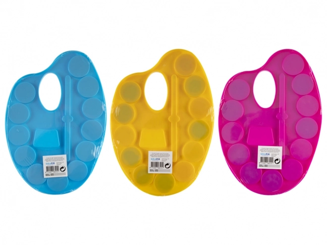 Grafix palet met waterverf 12 stuks geel