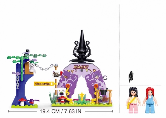 Twee Figuren en Boom