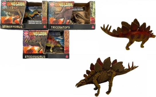 Double-sided Dinosaur ANIMAL WORLD 23 cm