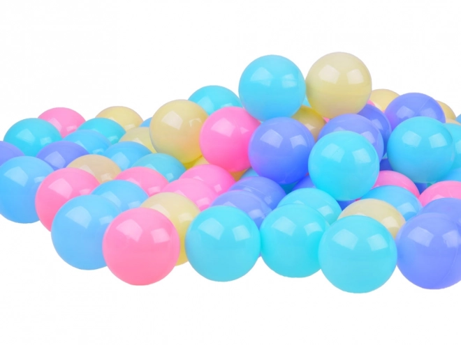 Gekleurde pastel droge ballen 5,5 cm 100 stuks ZA5412