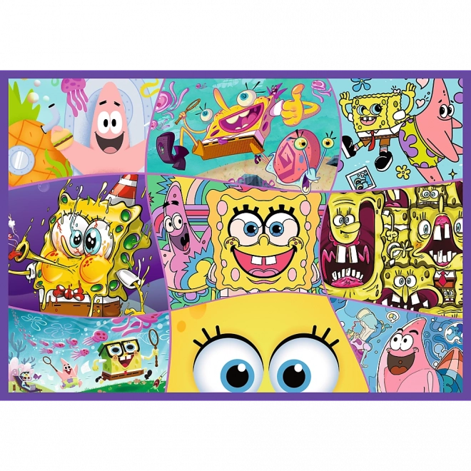 Puzzel 4x250 Gekke Wereld van SpongeBob