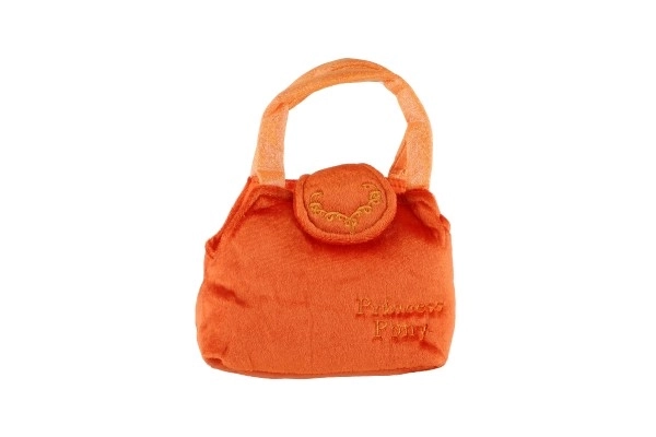 Eenhoorn in handtas - oranje 18 cm