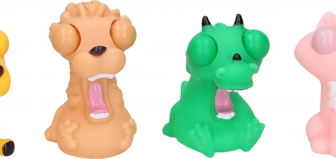 Squeezable Animals with Rolling Eyes 8 cm