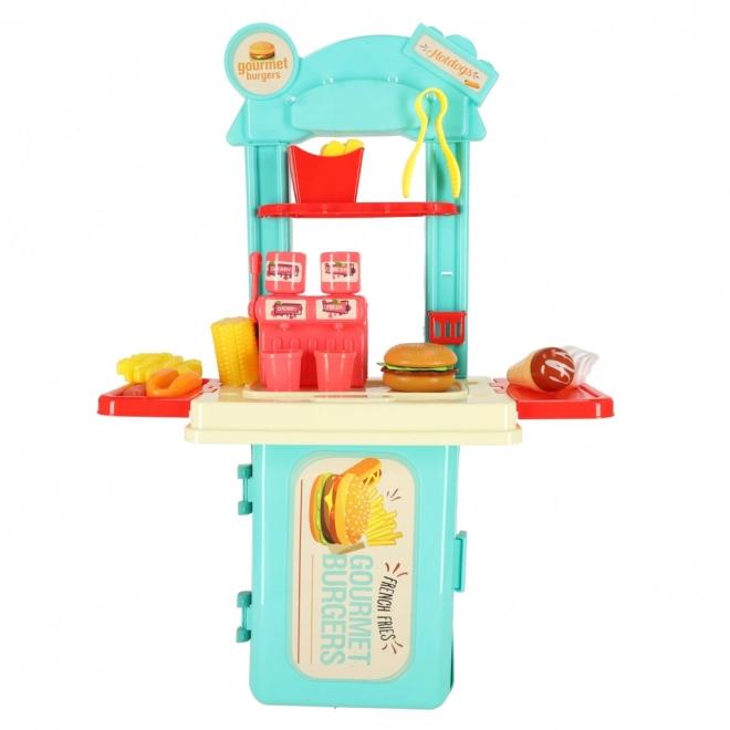 Kinderkeuken met koffer en accessoires