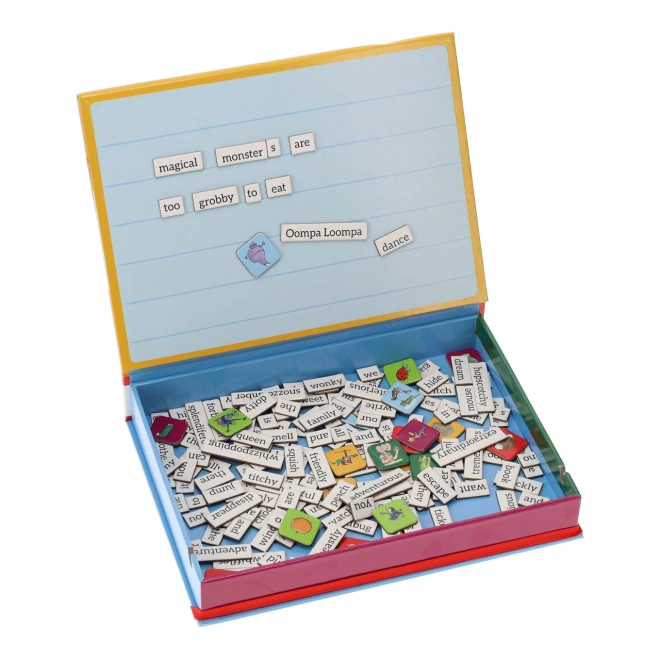 Magnetische Tafel Wörter aus den Büchern von Roald Dahl