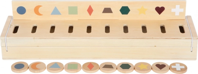 Kleine voet Plaatjes-inleg puzzel sorteren