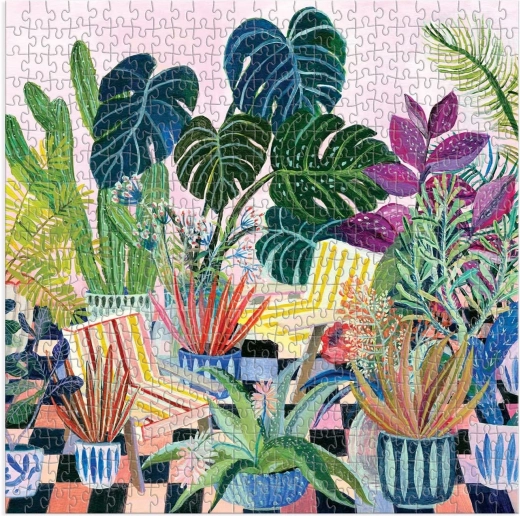 galison puzzle plantes d’intérieur en pot 500 pièces
