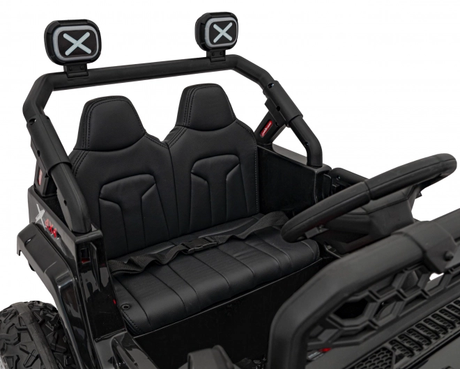 Elektrische kinderauto off-road zwart