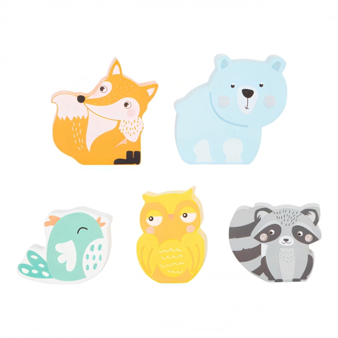 Small Foot Stapeltoren pastel met dieren