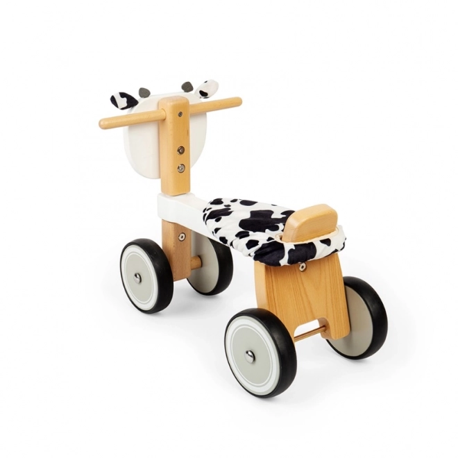 Lauflernwagen Holzkuh für Kinder