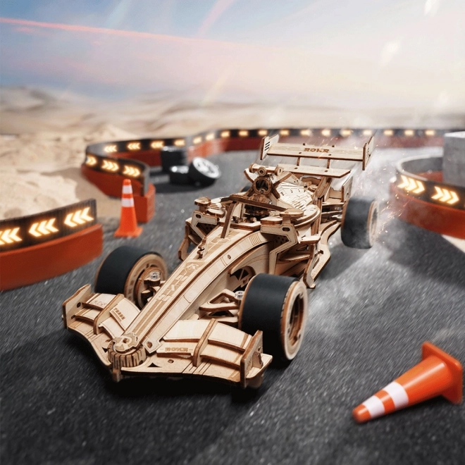 RoboTime 3D houten puzzel Racewagen