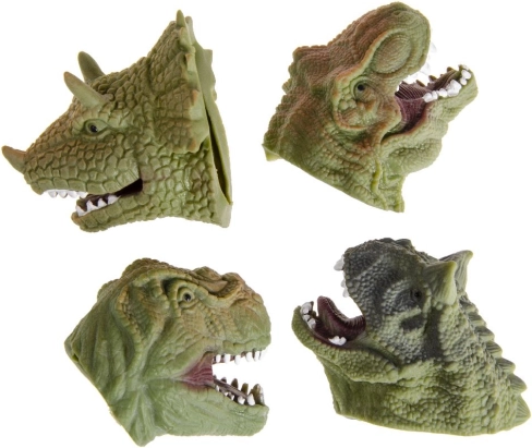 Finger Puppet Dinosaur Head 7.5 × 5 cm