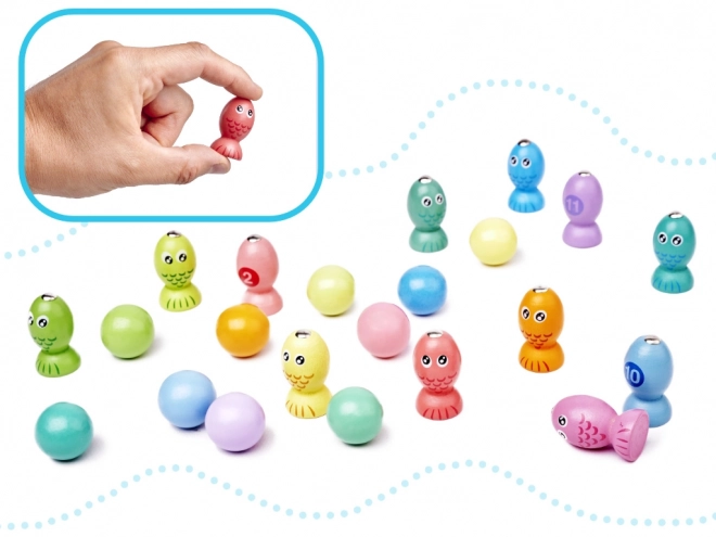 Familie spel vissen - montessori