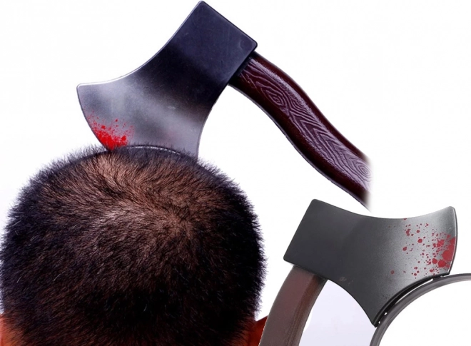 Axe-in-the-head illusion in an instant